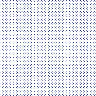 Makower Spots 830WB9 Navy on white